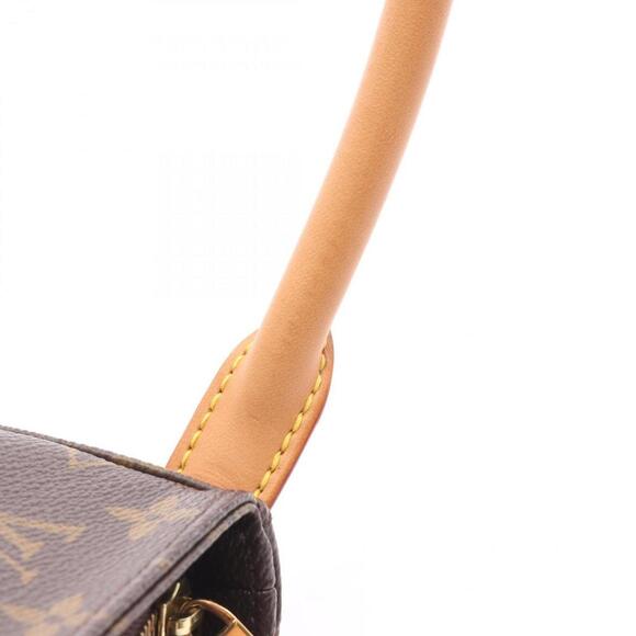 LOUIS VUITTON Brown Monogram Leather Looping MM Shoulder Bag - Picture 9 of 10